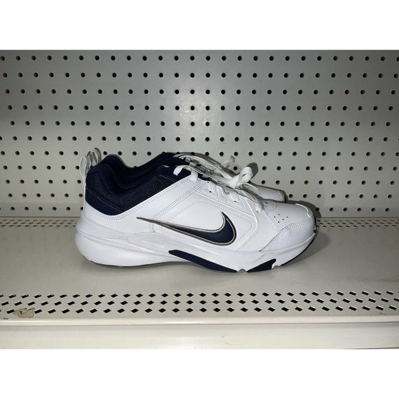 Nike Shoes Nike Defy All Day Mens Athletic Walking Training Shoes Size 2 White Navy Blue